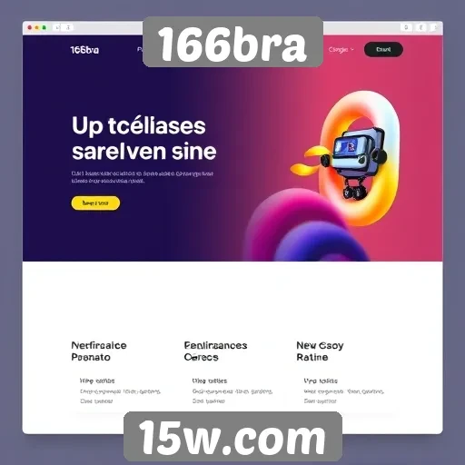 Evolução do design do site 166bra